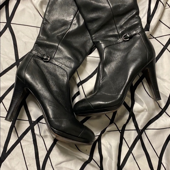 Coach Gorgeous Buttery Leather Tall Zip Up Boots - Picture 7 of 8